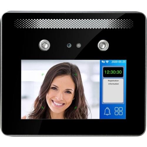 5 Inch Touch Screen Dynamic Face Recognition Device TCP/IP Employee Multi Time System Control Language Access Attendance Support