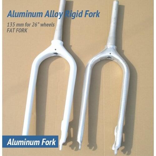 Fat Fork Snow Bike Wide Tire Beach Bike Rigid Forks 26" FUJI Tapered Tube Ultra Light Aluminum 920g 135mm Disc Brakes Bicycle