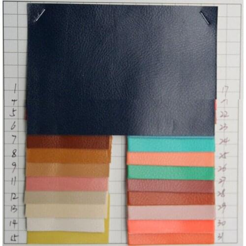 High - quality buffalo grain leather solid PVC leather fabric for Bags, gloves, shoes, belts, home, furniture wholesale