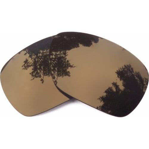 Bronze Gold Mirrored Polarized Replacement Lenses for Inmate Sunglasses Frame 100% UVA & UVB Anti-scratch