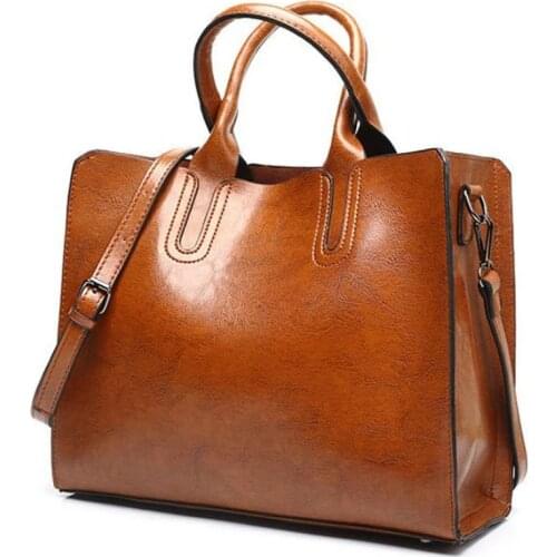 Female Bags Women Leather Handbags Women Bag High Quality Casual Trunk Tote Famous Brand Shoulder Bag Bolsos Women Messenger Bag