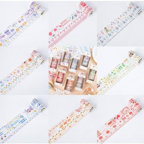 1 Box 6cm*2M Girls Life Sweeteners Decorative Tape Stickers Diary Decoration