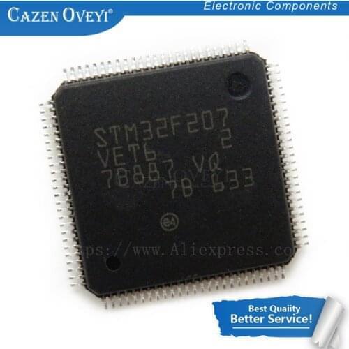 1pcs/lot STM32F207VET6 STM32F407VET6 STM32F205VET6 STM32F205ZGT6 QFP-100 new original