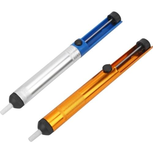 1pcs Metal Desoldering Pump Removal Hand Tool Welding Tool Vacuum Soldering Iron Desolder Suction Tin Pen Solder Sucker