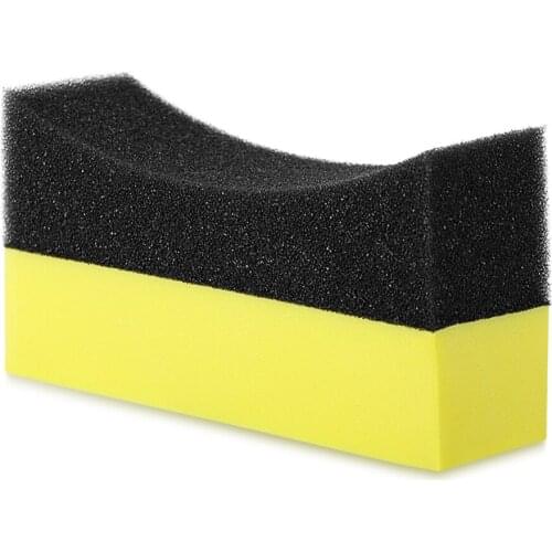 1pcs Car Wheels Brush Multifunctional Tire Hub Waxing Sponge Cleaner Interior Cleaning Tools Polishing Brush Auto Accessories