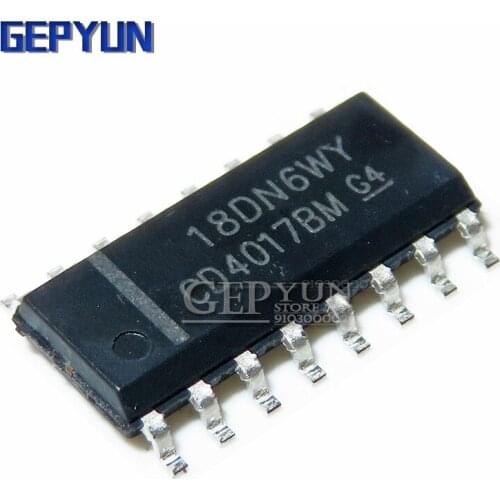 10PCS CD4017BM CD4017 SOP16 SOP CD4017BM96 SMD Gepyun