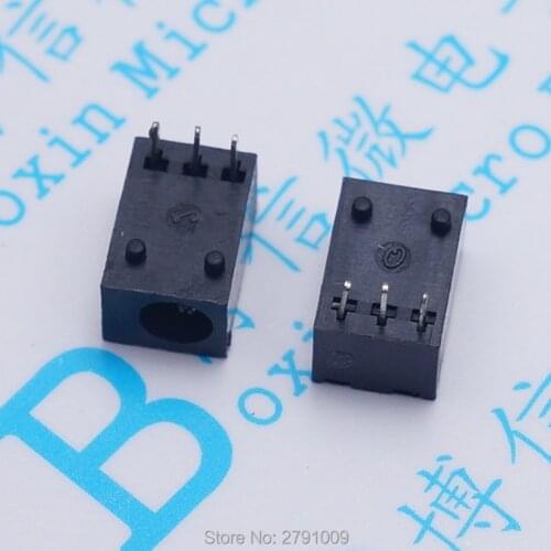 10PCS DC-003 DC power socket 3.5*1.3 DC Socket Interface Power Supply Base Tripod Straight Plug DC003