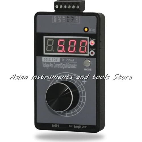 Analog 0-5V 0-10V 4-20mA Signal Generator with Rechargeable Battery Pocket Adjustable Voltage Current Simulator LB01G Calibrator