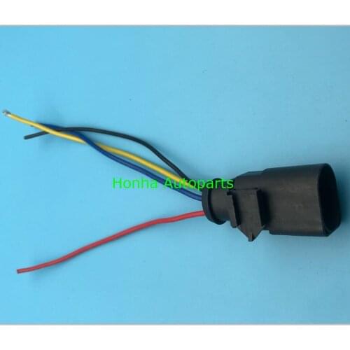 Free shipping 100PCS/lots 6-way 6 PIN Connector Wire Pigtail for A3 A4 A5 A6 A7 A8 Q3 Q5 Q7 RS6 3B0973813 3B0 973 813