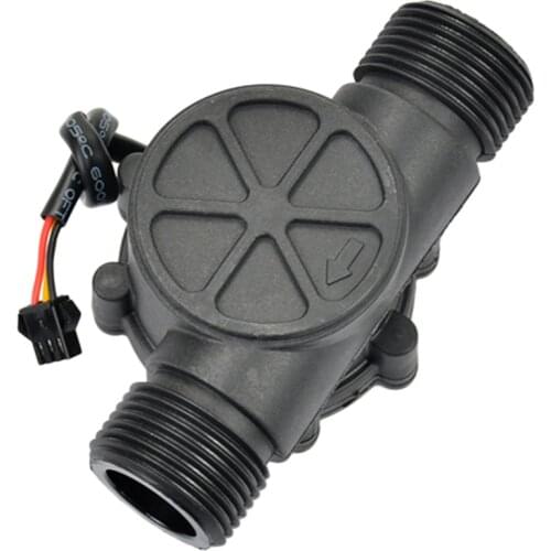 New 1Pcs Water Flow Sensor DN25 DC3.5-24V 1 Inch 2-100L/Min Hall Flowmeter Heat Pump Water Heater Flow Meter Switch Counter