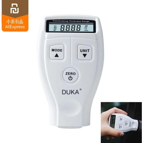 Duka Home Car Paint Tester Coating Thickness Gauge Car Paint Film Thickness Gauge LCD Display Measuring Tool for youpinYoupin