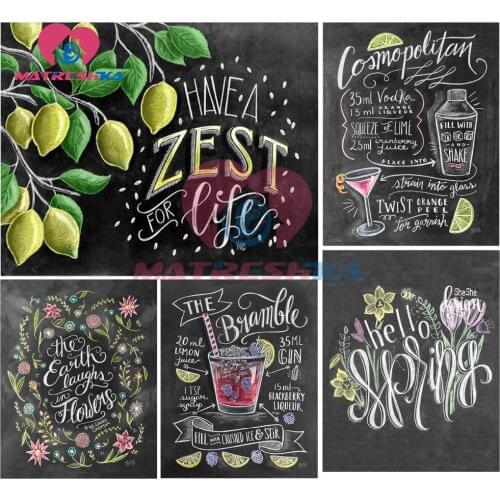 Hobby needlework diamond paintings pictures of rhinestones sale diamond embroidery chalkboard art Diamond Mosaic diy kit crafts