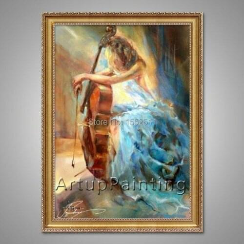 Spanish Flamenco Dancer painting latina woman Oil painting on canvas hight Quality Hand-painted Painting latina 17