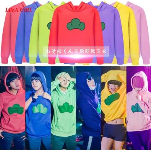 New Anime Osomatsu-san Cosplay Hoodie Jackets Men Women Karamatsu Tees Osomatsu San Halloween Cosplay Costume