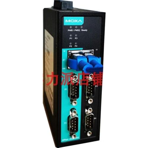 New Original Spot Photo For MOXA NPort IA5450AI-T 4-Port RS232/422/485 Serial Server, Wide Temperature