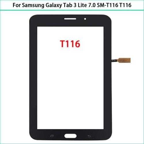 New T116 Touchscreen For Samsung Galaxy Tab 3 Lite 7.0 SM-T116 Touch Screen Panel Digitizer Sensor Front Glass Replace
