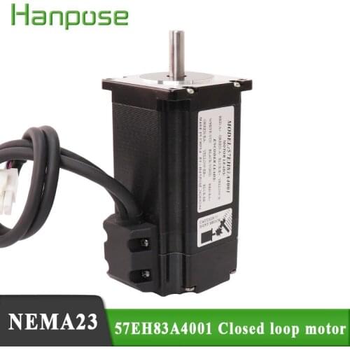 57CME26 NEMA23 Stepper Motor 57x83mm 2.6N.m 57EH83A4001 Closed Loop Servo Driver CL57 for CNC milling machine