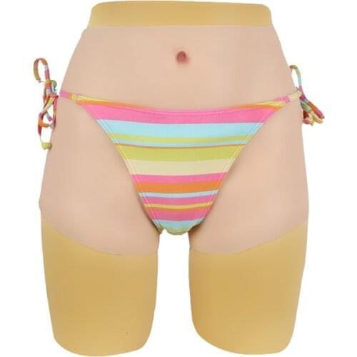 75CM Silicone Realistic Vagina Panty Shemale Crossdresser Pussy Pants Transgender Artificial Sex Fake Underwear Enhancer Hip 1G