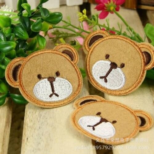 Cartoon Iron-on Sew-on Lovely Bear Embroidered Cloth Patch For Girls Boys