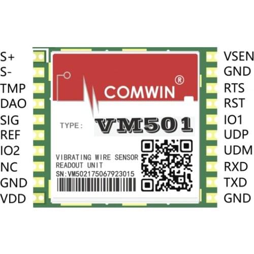 ViBRA string acquisition reading module VM501 embedded plug and paste dual use