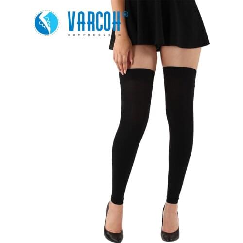 Thigh High Compression Socks Hose Women Men 20-30 mmHg Medical Support Stockings for Treatment Varicose Veins Edema Swelling