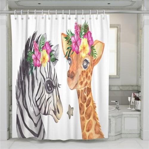 High Quality cartoon 3d Shower Curtains Polyester Waterproof Home Bathroom Curtains thicken shower curtains