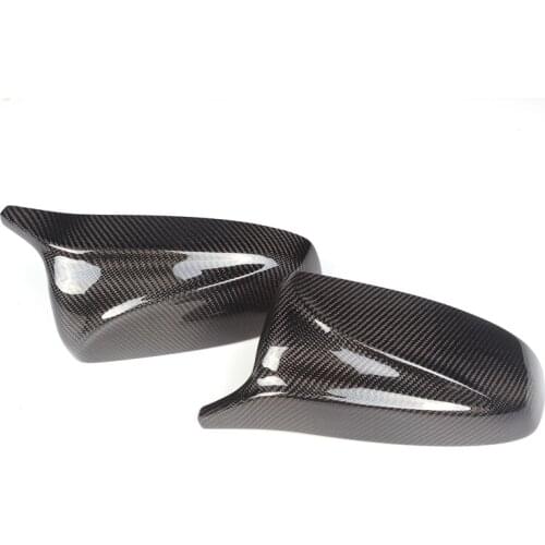 1 Pair for BMW X5 X6 E70 E71 2007-2013 Car Rearview Mirror Protection Cover Carbon Fiber Car Side Mirror Shell Decor Accessories