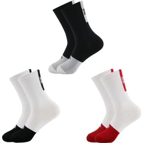2 Pairs Outdoor Men Cycling Sports Socks Running Breathable Socks