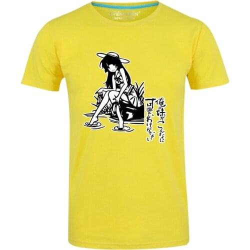 High-Q Unisex Anime My Little Sister Can't Be This Cute! Cotton T-Shirt Tee O-Neck Kousaka kirino Casual T-Shirt Tee Tshirt