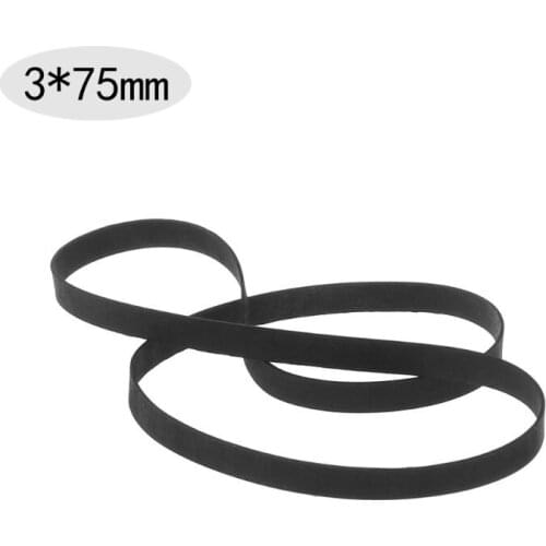 C5AE 45-120MM Universal Assorted Common Flat Rubber Belt Mix Cassette Tape Machine Belt Pulley Drive Belt for Recorders Walkman