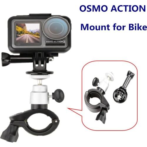 FOR DJI Osmo Action Camera Bicycle Mount Holder for Bike and Motorcycle Sport 4K video 3-axis Gimbal VS Gopro Hero 7
