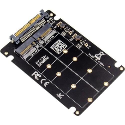 Add on Cards M.2 SSD To U.2 Adapter 2in1 M2 NVMe To U2 M & B Key Solid State Drive Expansion Card Computer Components Converter