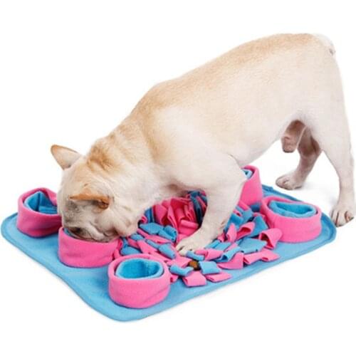 Dog toys Pet Slow Feeder Snuffle Mat IQ Foraging Skills Training Feeding dog Mat Sniffing Pad Blanket Puppy Training Puzzle Toy