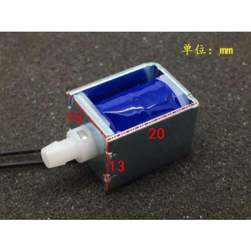 JQF1520 DC 3V-6V 3.7V Normally Closed Mini Exhaust Flow Solenoid Valve Micro Gas Air Valve Monitor DIY Breast Pump