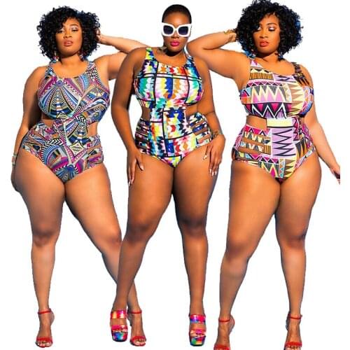 Summer Women Sexy Romper Backless Slip Plus Size Rompers Shorts Jumpsuits Geometric Beach Bodysuits Wholesale Dropshipping