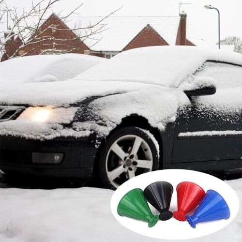 Car windshield shoveling snow car snow remover + oil funnel set long section thick cone scraper snow removal shovel window clean