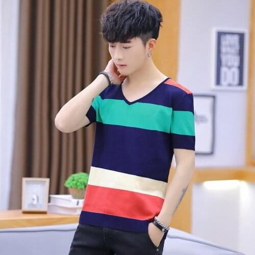 Mens Sweaters Green Orange Slim Fit Leisure V-Neck Short Sleeve Sleeve Spring Autumn Men Sweater Fall Sweater