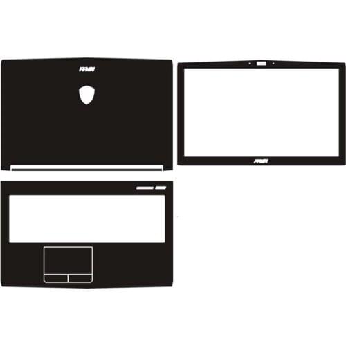 KH Laptop Sticker Skin Decals Cover Protector Guard for MSI GE62 GL62 GP62