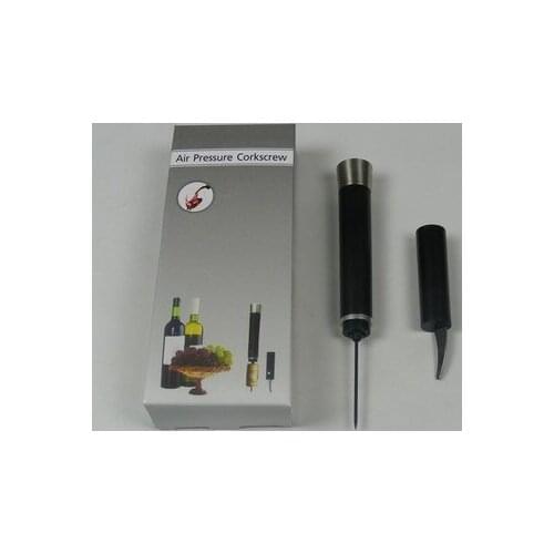 Air Pressure Pumps Red Wine Bottle Opener Cork Out Tool Wine Opener Popper Corkscrew Remover Cork Puller with Foil Cutter