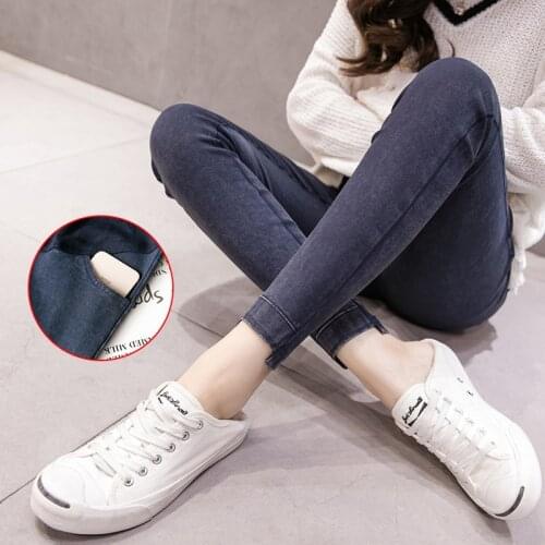 Maternity Clothes Denim Jeans For Pregnant Women Pencil Pants High Stretch Jeans Pregnancy Pants Spring Clothing Skinny Jeans