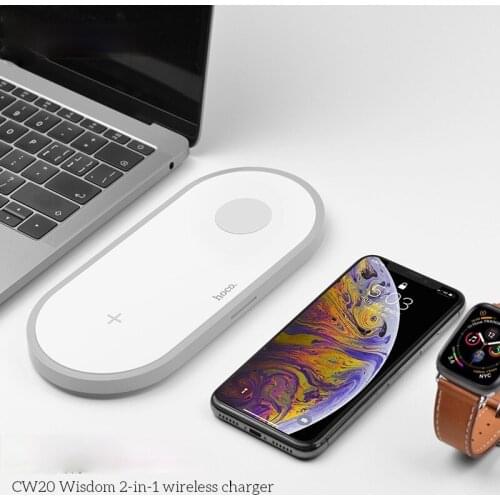 Portable Wireless Fast Charging Is Suitable for Dual Charging of Apple Mobile Phone IWatch Watch USB Interface