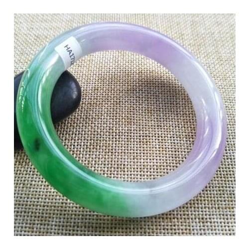 Certified (Grade A) 100% Natural Jadeite JADE Bracelet Bangle (Certificate delivery)