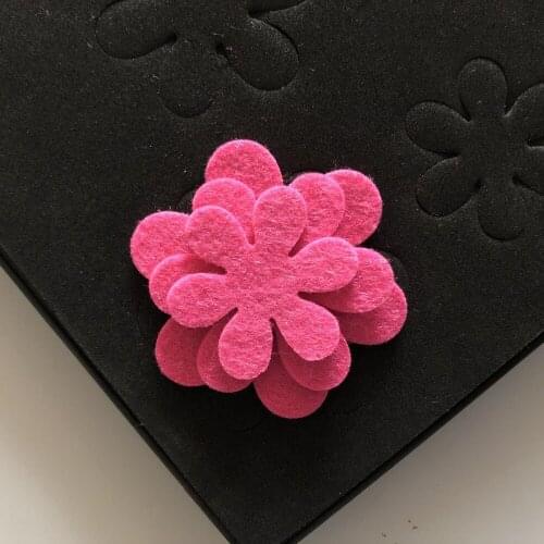 Flower shaping Stencils scrapbooking cutting die 15.8mm thick 140*152mm wooden steel rule with back case SMR-FL0001