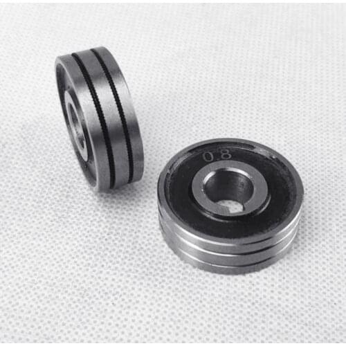 Welding Feeder Roll V U nurl Groove 0.6mm 0.8mm 1.0mm for Flux Cord Wire Mig J6PC