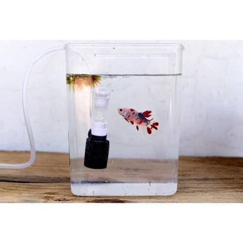 Ultra-quiet External Mini Filter Small Pneumatic Filter Aquarium Accessories Submersible Oxygen Fish Aquarium Pump Accessories