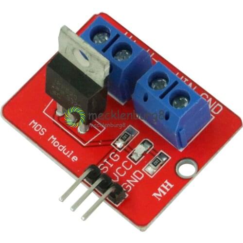 Top Mosfet IRF520 Button Mosfet Module 3.3V-5V Power for Arduino MCU ARM for Raspberry Pi MOS PWM Dimming LED Bestseller
