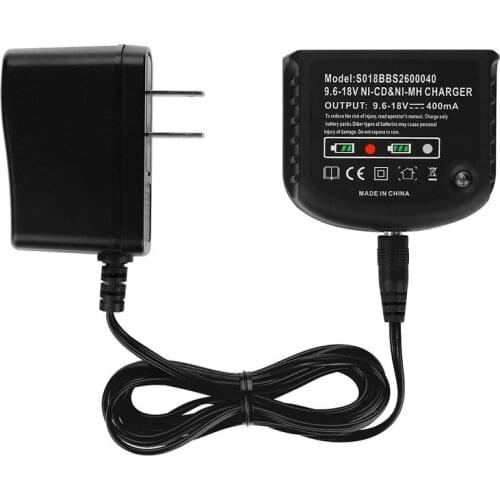 9.6V-18V Charger for Black and Decker ,Black & Decker Charger Ni-Cd Ni-Mh A18 Hpb18 A14 Hpb14 A12 Hpb12 ,Us Plug Retail