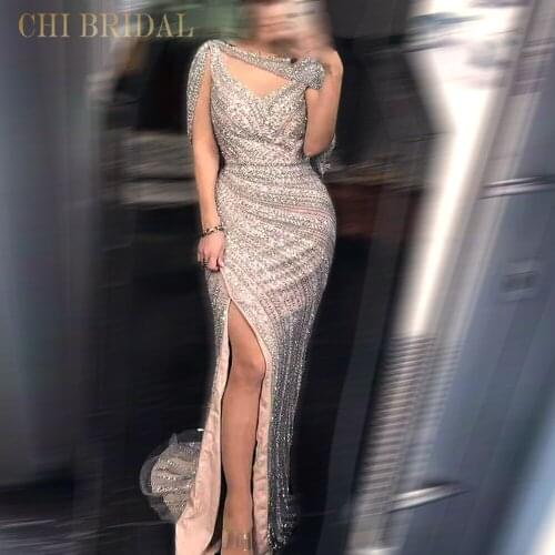 2021 New Halter Long Dress Luxury Beading Decoration Tassel Structure Level Female Elegant Evening Dress Handmade Ladies Long Dr