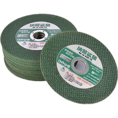 1PCS 107mm Metal Angle Cutting Disc Polished Steel Resin Cutting Ultra-thin Double Mesh Part