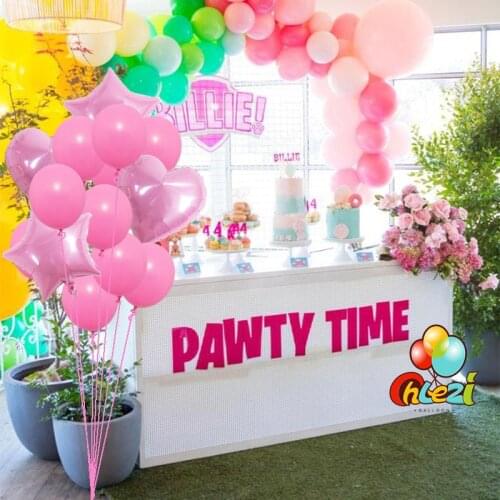 14pcs 12inch latex Balloons Happy Birthday Party Helium Ball Decorations Wedding Festival 18'' heart star Globos Party Supplies